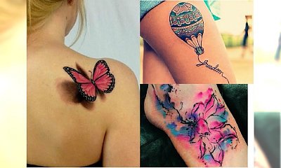 Kolorowe tatuaże - 25 najlepszych wzorów