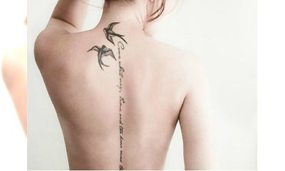 Tatuaż na plecach - 25 uroczych wzorów dla dziewczyn