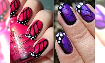 Butterfly nails - trend na motyli manicure