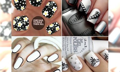 Super modny manicure w stylu BLACK & WHITE