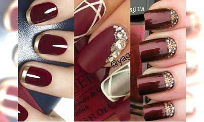 TREND 2015: bordowy manicure. Podsuwamy najlepsze pomysły na wzorki