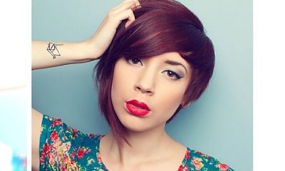 Cięcie w pół szyi z HOT grzywką dla brunetek!