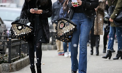 Najciekawsze torebki z New York Fashion Week 2015 - Street Style