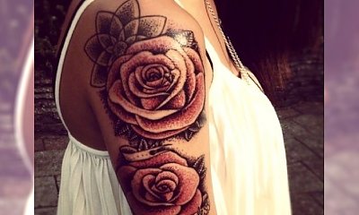 HOT TREND: Różany tatuaż