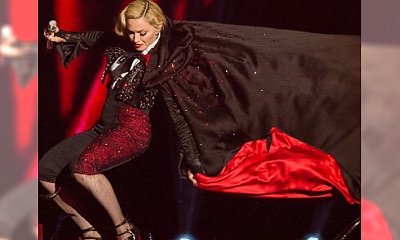 BRIT AWARDS 2015: Madonna spadła ze sceny!