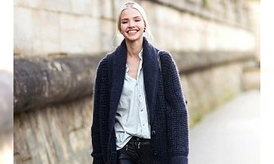 Fokus na maxi kardigan - Inspiracje Street Style 2015