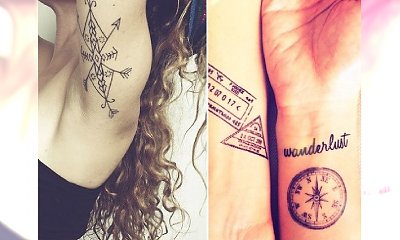 Kompas - pomysł na old schoolowy tatuaż