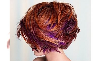 Super seksowny bob w wersji red hair! Ognista czerwień i pomarańcz to hit 2015!