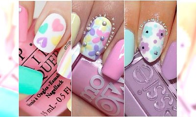 Pastelowy manicure na wiosnę. Słodkie wzorki, które pokochacie!