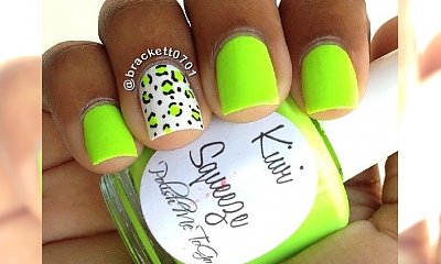 Soczysty manicure w kolorze kiwi! Przywołujemy egzotyczną aurę!