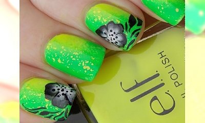 Neonowy mani w kolorze soczystej limonki - orzeźwienie dla Twojego outfitu!