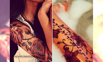 Czerwone kwiaty: 36 mega kobiecych wzorów tatuażu, które musicie zobaczyc!