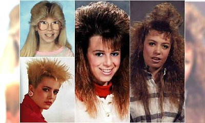 Szalone lata 80. Pamiętacie te fryzury? Kto nie uległ tej paskudnej modzie...