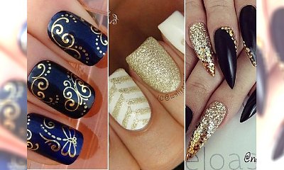 Gold nails - niezwykle stylowy i luksusowy mani, który godnie zastąpi złotą biżuterię
