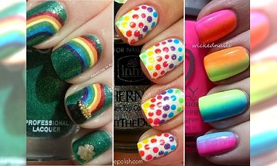 Rainbow nails - paznokcie jak tęcza! Szalejemy z szeroką gamą kolorów