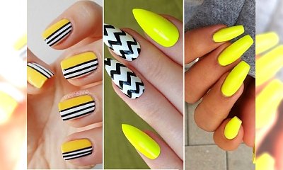 Manicure w kolorze cytryny - wesołe odcienie żółtego w sam raz na weekendowy wyjazd!