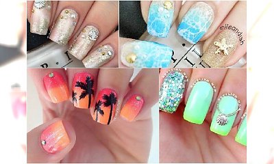 Plażowy manicure - super wzorki na paznokcie z morskimi motywami