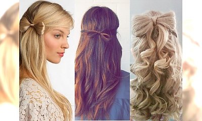 Bow hair, czyli kokarda krok po kroku - inspiracje na majową imprezkę!