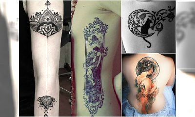 Tatuaż art deco - przepiękne wzory tatuażu dla kobiet z romantyczną duszą