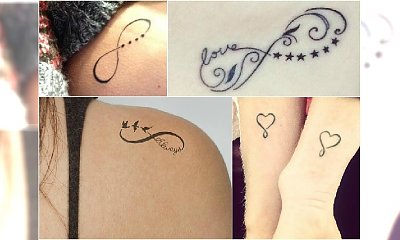 Tatuaż symbol nieskończoności - 30 nowych, uroczych wzorów dla dziewczyn