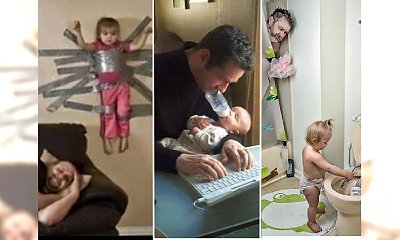 HIT INTERNETU: Dzień Ojca -  najśmieszniejsze zdjęcia tatusiów z ich pociechami.