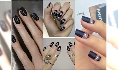 HOT TREND: czary negative space manicure. 20 pomysłów na oryginalne wzory