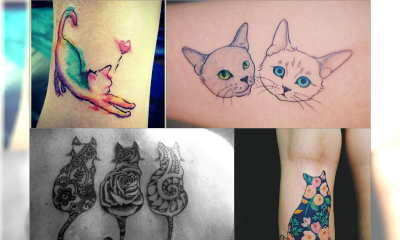 Tatuaże idealne dla miłośników kotów - Przesłodka galeria kocich wzorów!
