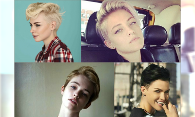 Tomboy Chic - Krótkie zaczesane fryzury dla wielbicielek zadziornego stylu!
