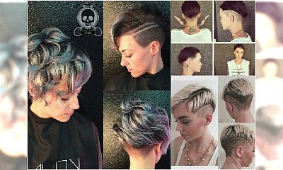 HOT TREND: Krótkie fryzury z wygolonymi liniami. Eleganckie i nowoczesne