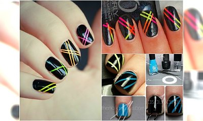 TUTORIAL: Laserowe paznokcie. Jak zrobić takie prążki?