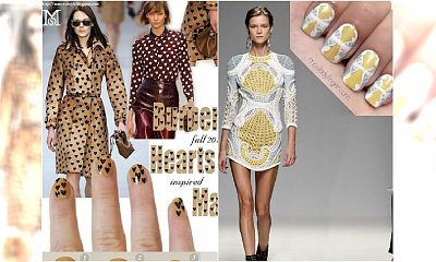 Ponad 20 wyjątkowych manicure inspirowane wybiegami Fashion Week! Sprawdź najmodniejsze wzory