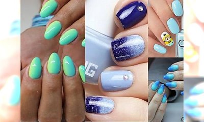Niebiański manicure - celuj w turkus, lazur, granat i głęboki błękit! Gorący trend dla Twoich paznokci