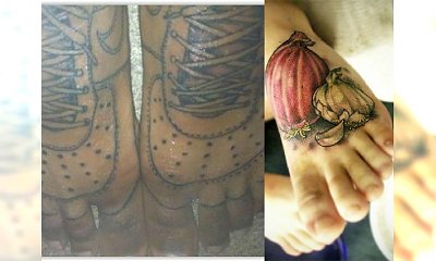 Oczekiwania vs rzeczywistość: tatuaże na stopach. Zobacz najbrzydsze wzory tatuaży na stopie!