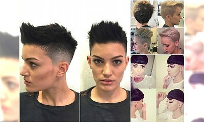 Krótkie fryzury: asymetryczne, bowl cut, z irokezem. Duża galeria nowoczesnych fryzur