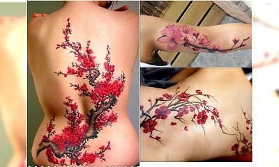 HOT! Japońskie tatuaże z motywem kwitnącej wiśni