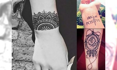 Ekstra kobiece tatuaże na nadgarstek i przedramię - motywy pełne pasji