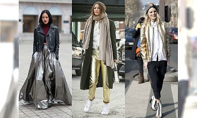 Kosmiczna odysesja czyli metaliczne kolory, które zabłysną w ponure dni - Inspiracje Street Style 2015