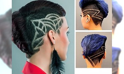 Hair tattoo: krótkie fryzury z wzorkami, przypominającymi tatuaże!