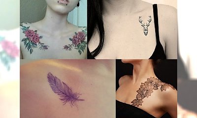 Tatuaże na obojczyk - TOP 25 stylowych wzorów