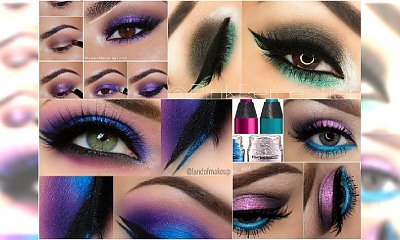 Kolorowy makijaż oczu na jesień - 20 niezwykłych inspiracji