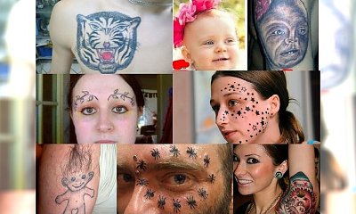 50 najgorszych tatuaży, jakie kiedykolwiek powstały - gorzej być nie mogło... Galeria pełna absurdu i żenady!