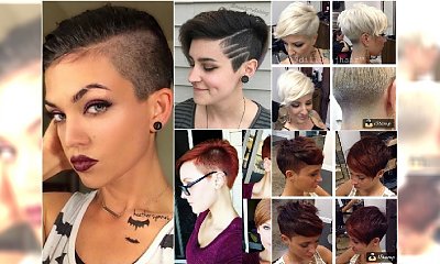 Krótkie fryzury 2016 - modne propozycje undercut
