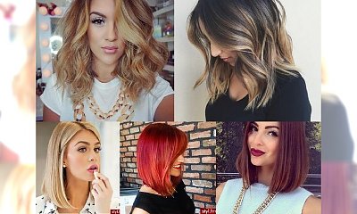 Katalog modnych fryzur średniej długości - NAJlepsze inspiracje!