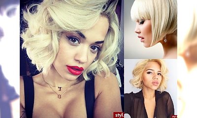 TOP 15 inspiracji dla blondynek na cięcie włosów w pół szyi!