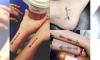 Ultradziewczęcy wzór tatuażu na 2016: Znak nieskończoności i strzała - Infinity Arrow