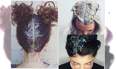 Rozświetl święta brokatem : Ponad 27 najpiękniejszych fryzur Glitter Roots