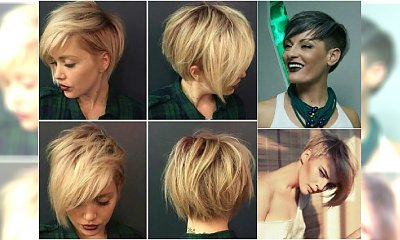 Krótkie fryzury 2016 - modne pixie cut, asymetryczne, z grzywką