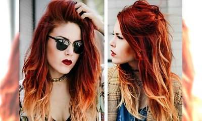 Hot trend w koloryzacji włosów: ogniste ombre