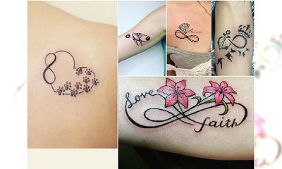Tatuaż z symbolem nieskończoności - najbardziej urocze wzory z Instagrama