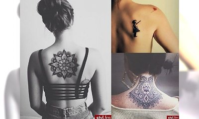 Hipnotyzujące tatuaże na plecy, łopatki i kark [GALERIA]